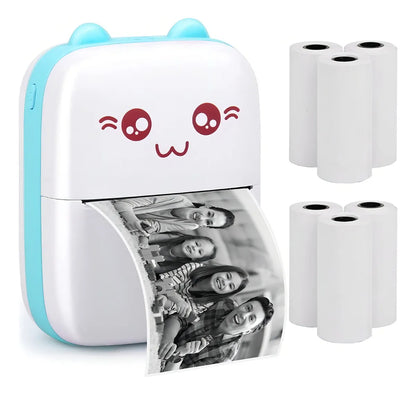 Mini Impresora Portátil Bluetooth Gato